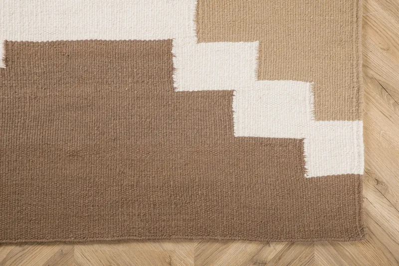Aston Ullteppe 160x230 cm Rektangulær - Brun - Tekstiler - Tepper & Matter - Moderne tepper - Ullteppe
