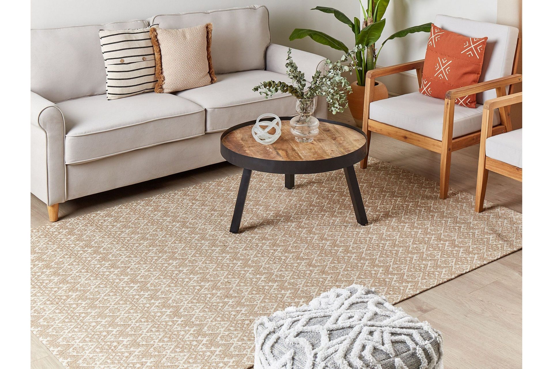 Atima Juteteppe 160x230 cm - Beige