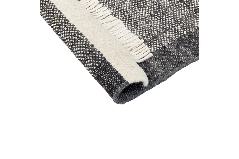 Atlanti Ullteppe 140x200 cm - Svart/hvit - Tekstiler - Tepper & Matter - Moderne tepper - Ullteppe