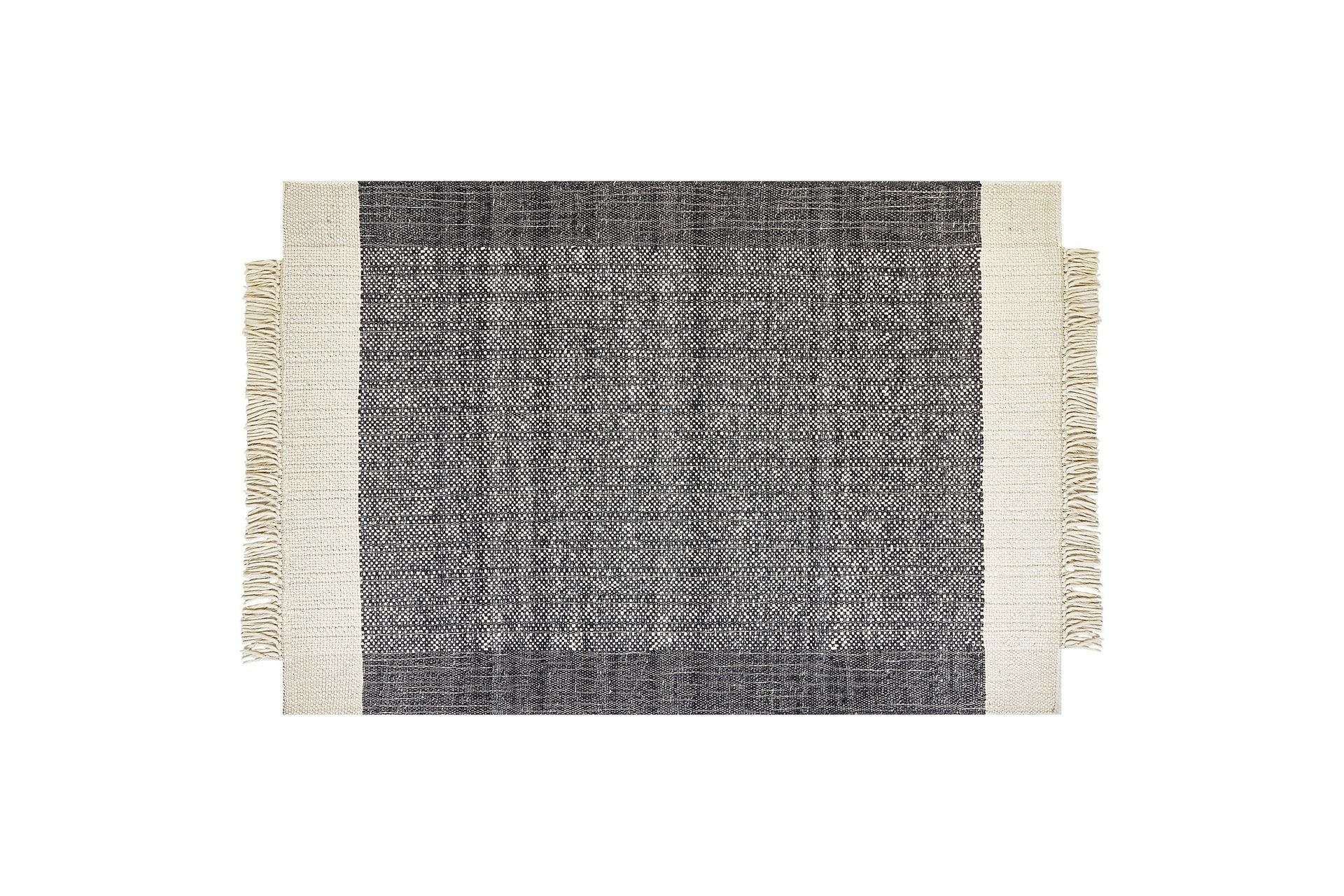 Atlanti Ullteppe 160x230 cm - Svart/hvit