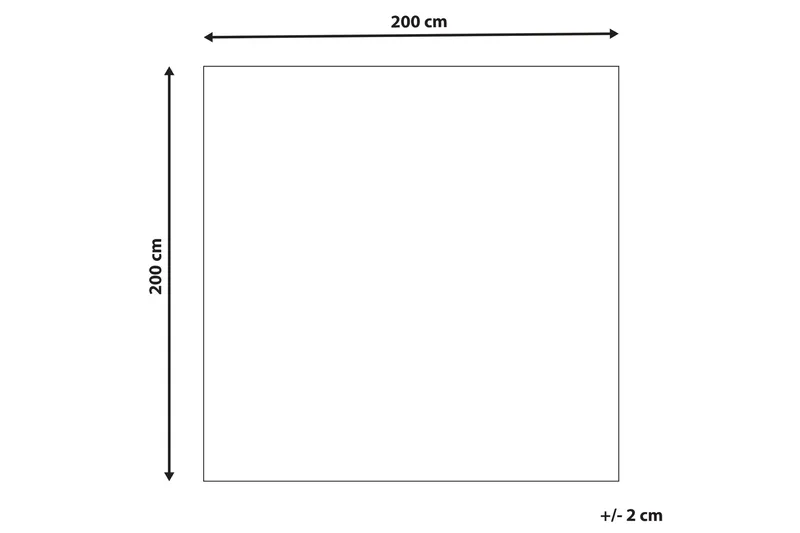 Avanos Ullteppe 200x200 cm - Rosa - Tekstiler - Tepper & Matter - Moderne tepper - Ullteppe