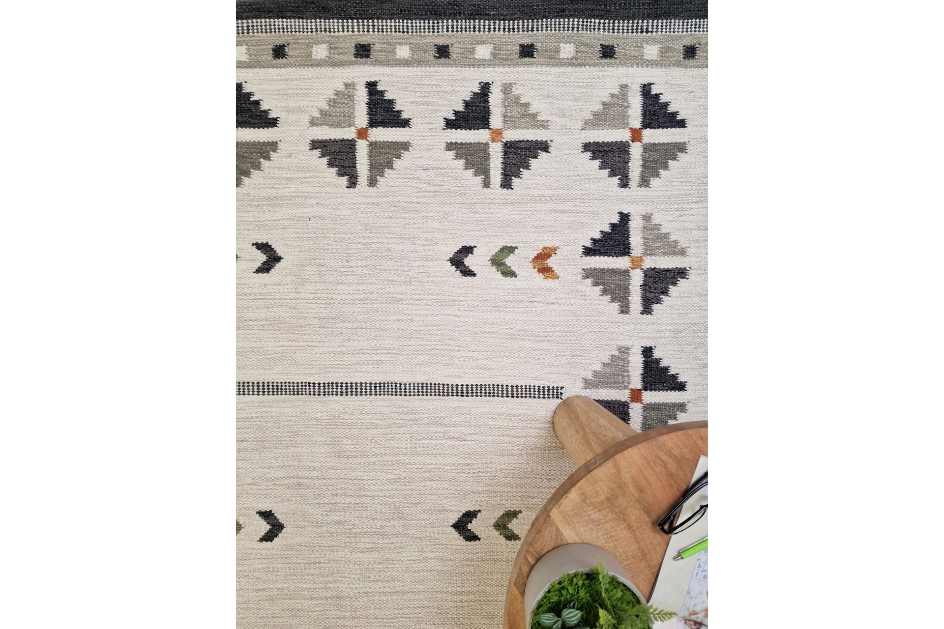 Avesta Ullteppe 200x300 cm Rektangulær - Grå - Tekstiler - Tepper & Matter - Moderne tepper - Ullteppe