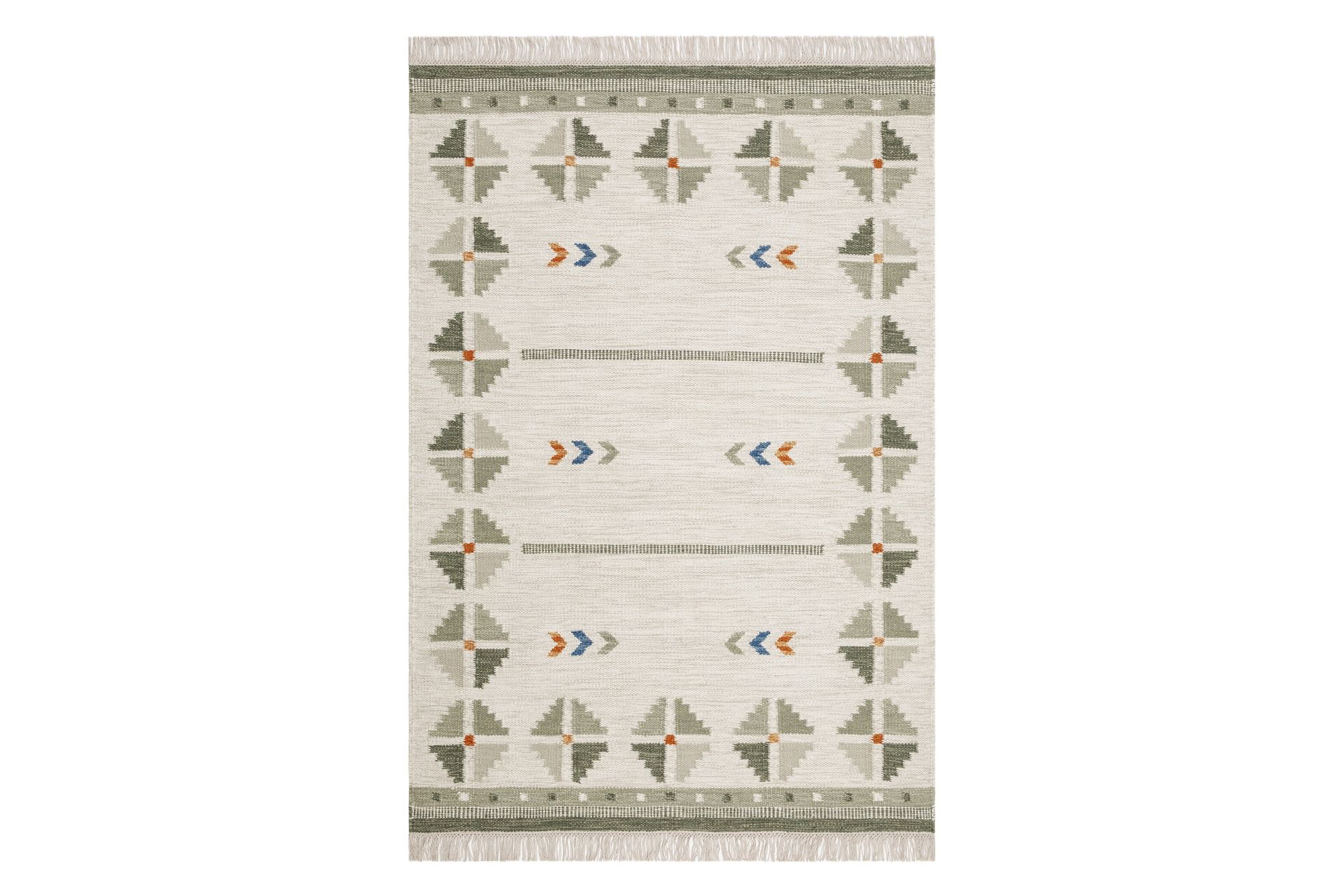 Avesta Ullteppe 240x340 cm Rektangulær - Grønn - Tekstiler - Tepper & Matter - Moderne tepper - Ullteppe