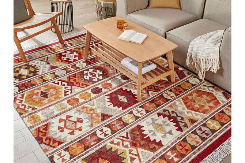 Aygavan Ullteppe 160x230 cm - Oransje - Tekstiler - Tepper & Matter - Moderne tepper - Ullteppe