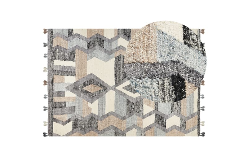 Aygezard Ullteppe 200x300 cm - Grå - Tekstiler - Tepper & Matter - Moderne tepper - Ullteppe