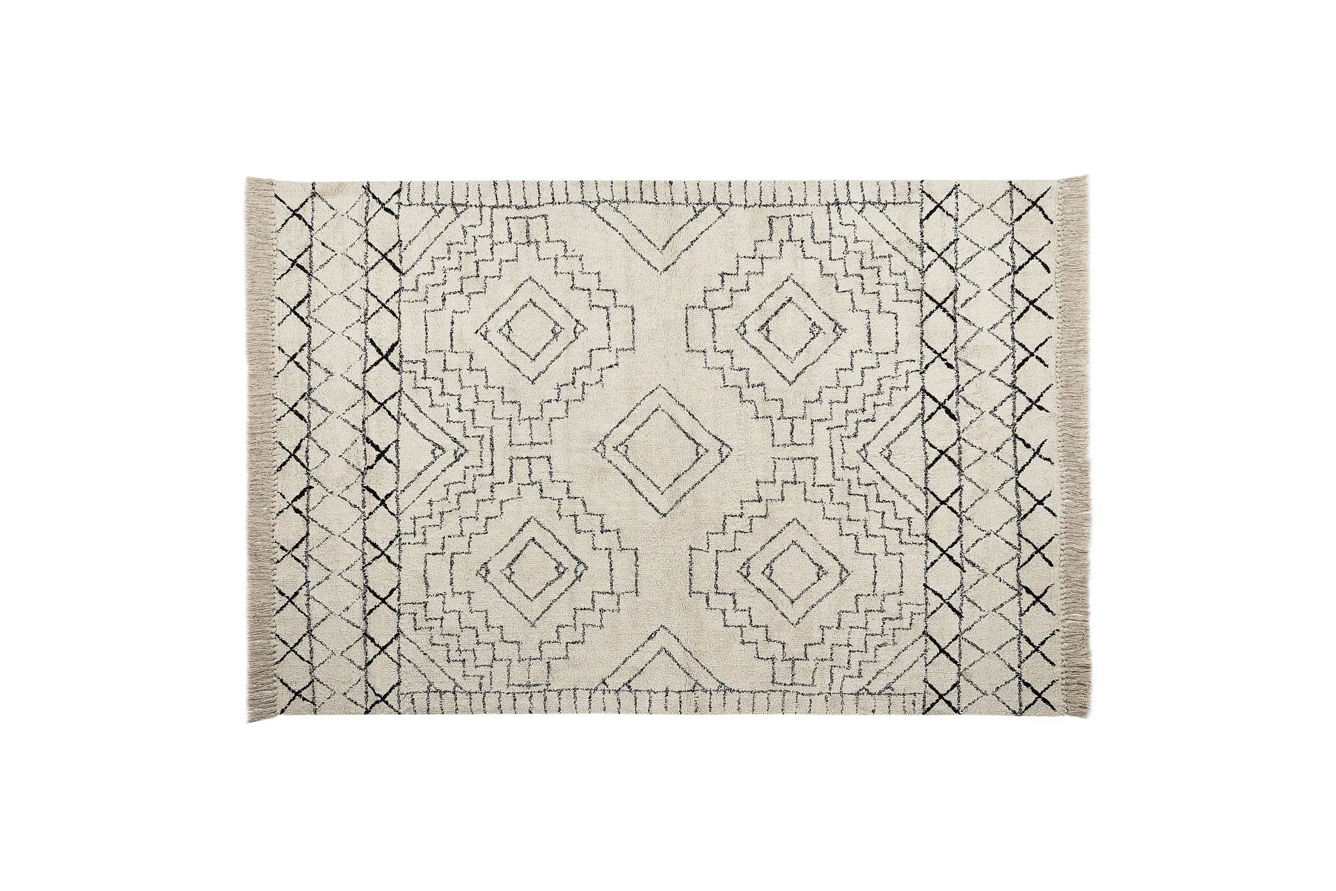 Bacarella Ryeteppe 140x200 cm - Beige