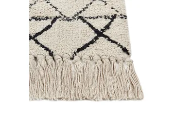 Bacarella Ryeteppe 140x200 cm - Beige - Tekstiler - Tepper & Matter - Moderne tepper - Bomullstepper