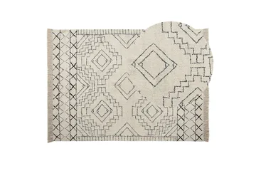 Bacarella Ryeteppe 140x200 cm - Beige - Tekstiler - Tepper & Matter - Moderne tepper - Bomullstepper