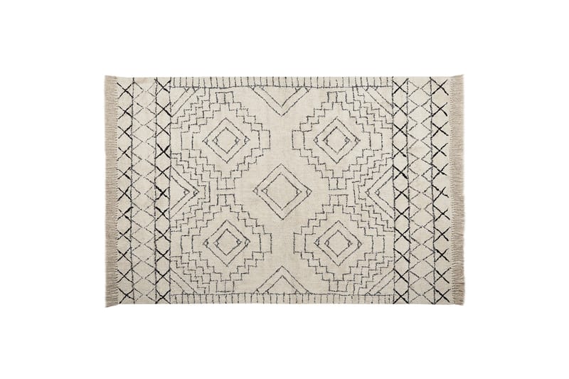 Bacarella Ryeteppe 140x200 cm - Beige - Tekstiler - Tepper & Matter - Moderne tepper - Ryeteppe