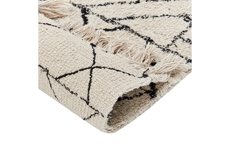 Bacarella Ryeteppe 140x200 cm - Beige - Tekstiler - Tepper & Matter - Moderne tepper - Ryeteppe