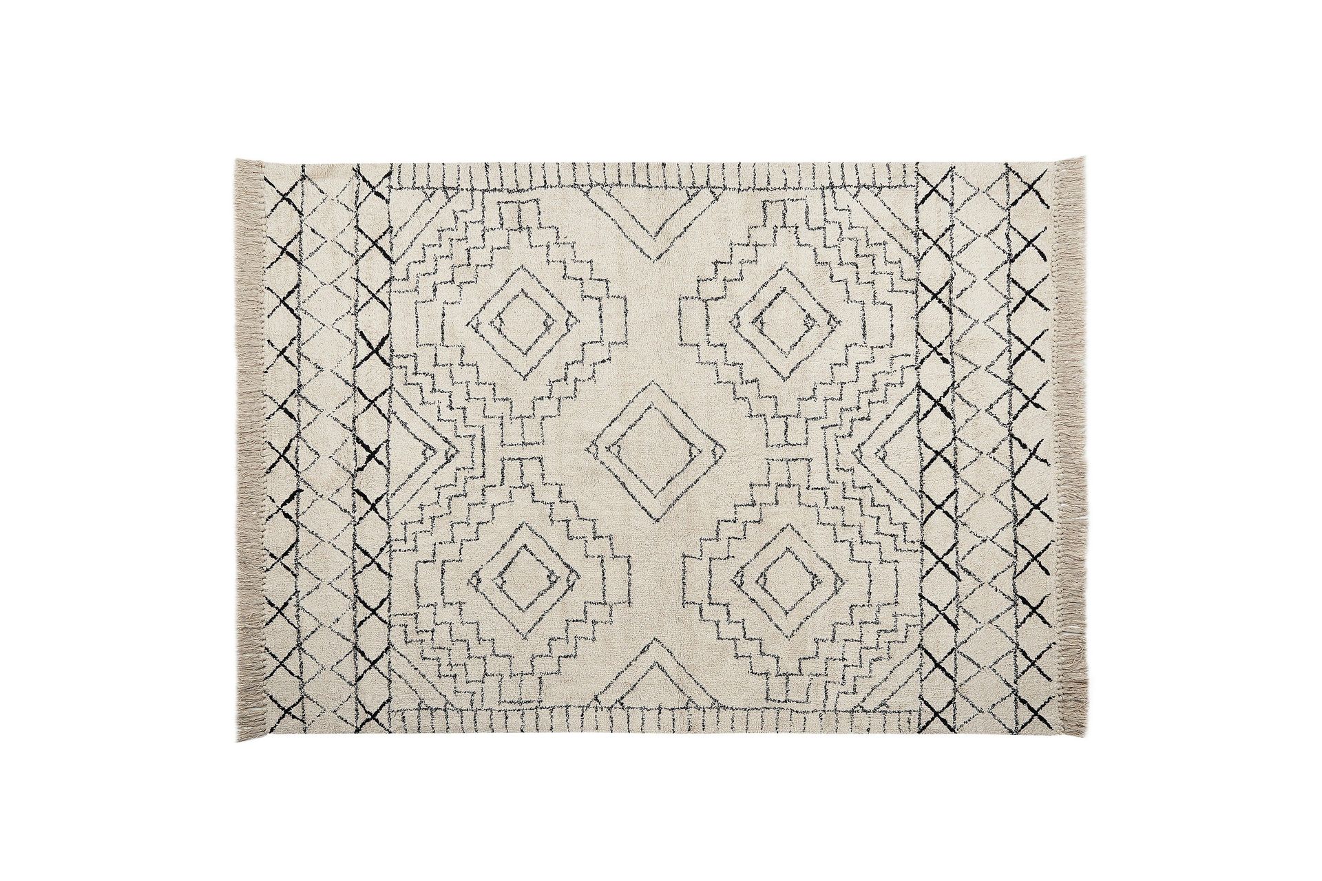 Bacarella Ryeteppe 160x230 cm - Beige