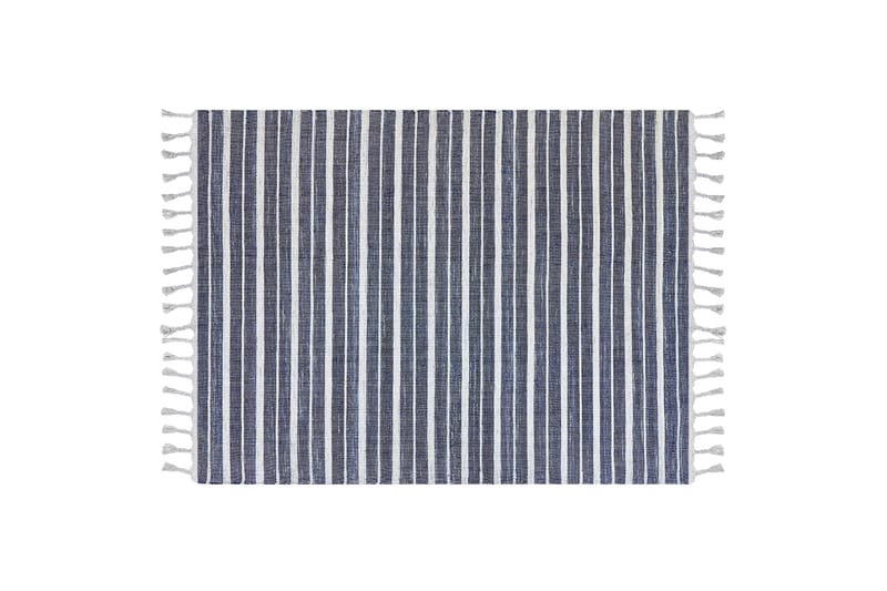 Bademli Ryeteppe 140x200 cm - Blå - Tekstiler - Tepper & Matter - Moderne tepper - Ryeteppe
