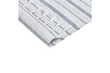 Bademli Ryeteppe 140x200 cm - Grå - Tekstiler - Tepper & Matter - Flatvevde tepper