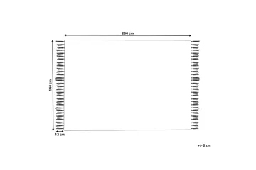 Bademli Ryeteppe 140x200 cm - Grå - Tekstiler - Tepper & Matter - Flatvevde tepper