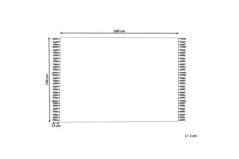 Bademli Ryeteppe 140x200 cm - Grønn - Tekstiler - Tepper & Matter - Moderne tepper - Ryeteppe