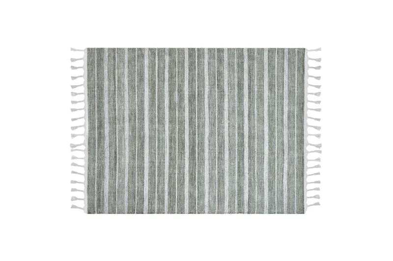 Bademli Ryeteppe 140x200 cm - Grønn - Tekstiler - Tepper & Matter - Moderne tepper - Ryeteppe