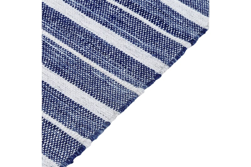 Bademli Ryeteppe 160x230 cm - Blå - Tekstiler - Tepper & Matter - Flatvevde tepper