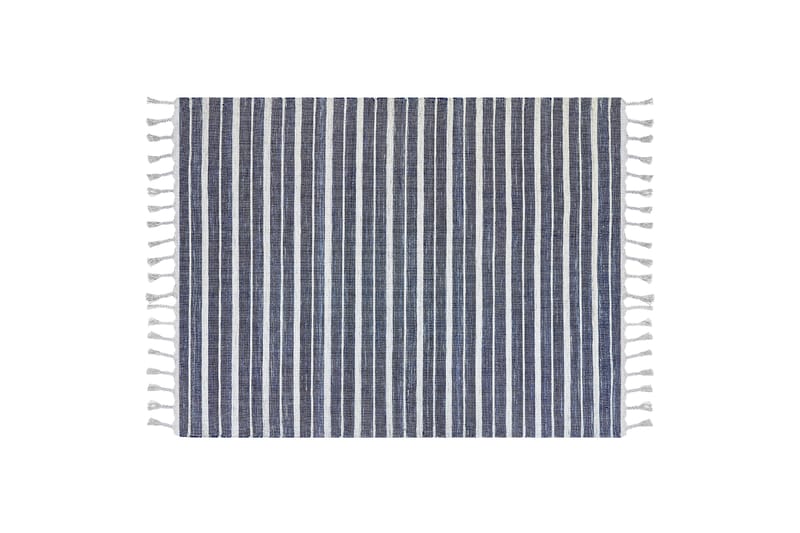 Bademli Ryeteppe 160x230 cm - Blå - Tekstiler - Tepper & Matter - Moderne tepper - Ryeteppe