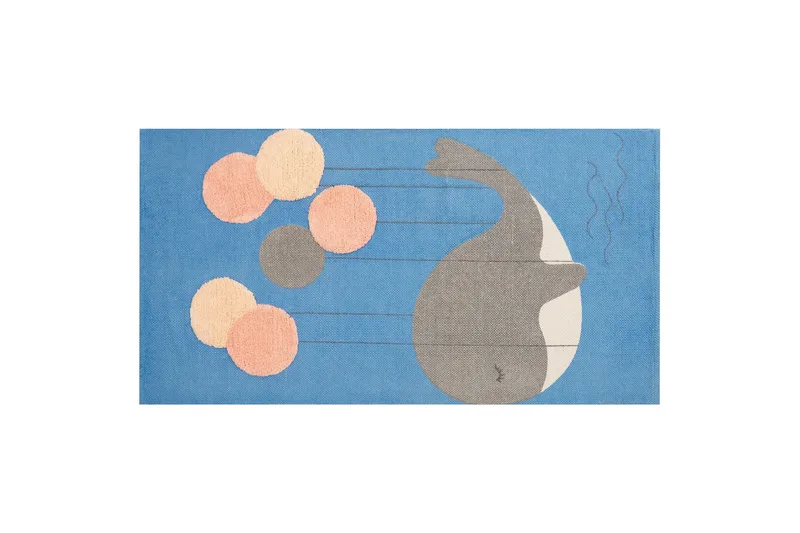 Balabang Bomullsteppe 80x150 cm, Blå