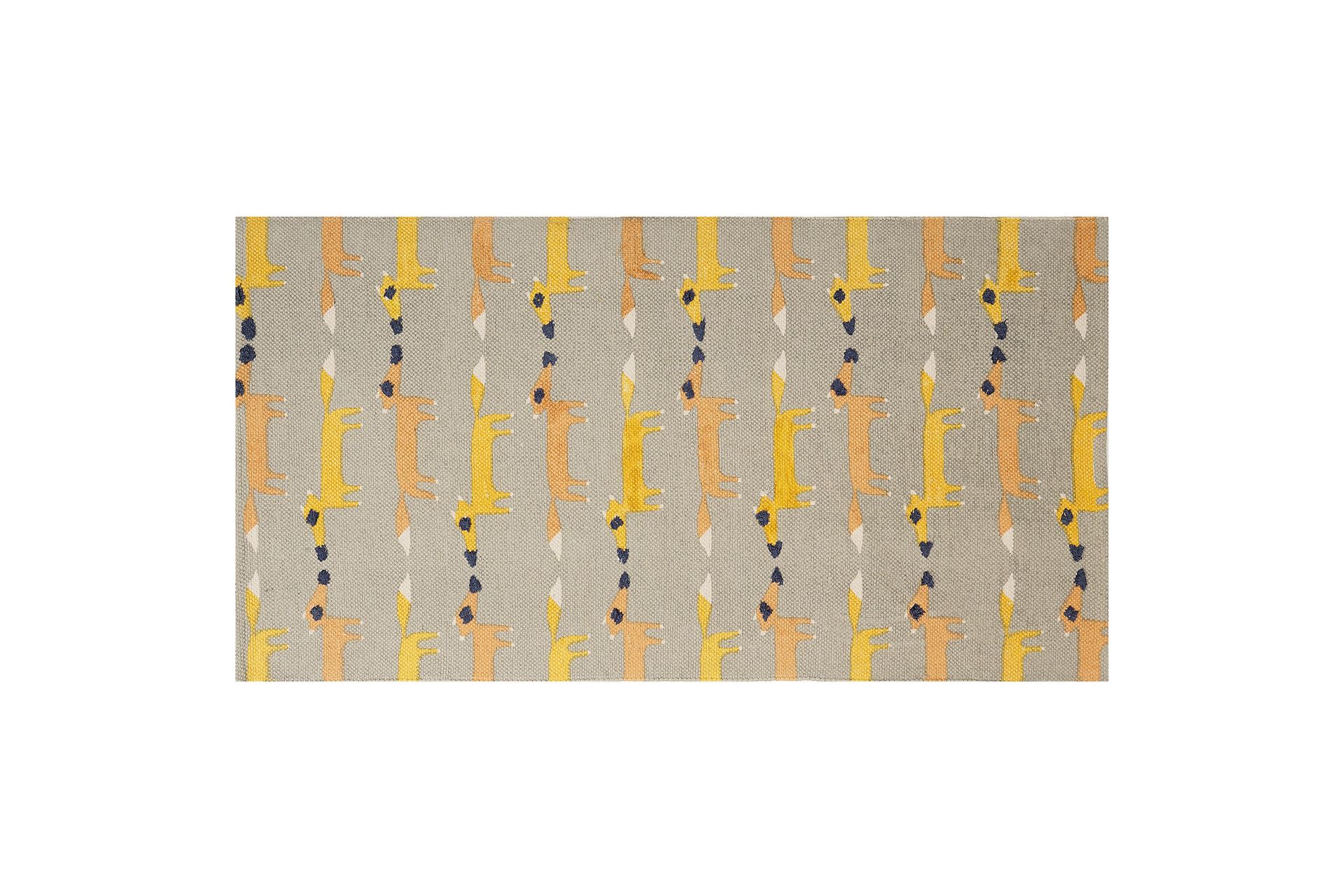 Bankgo Bomullsteppe 80x150 cm - Grå - Tekstiler - Tepper & Matter - Moderne tepper - Bomullstepper