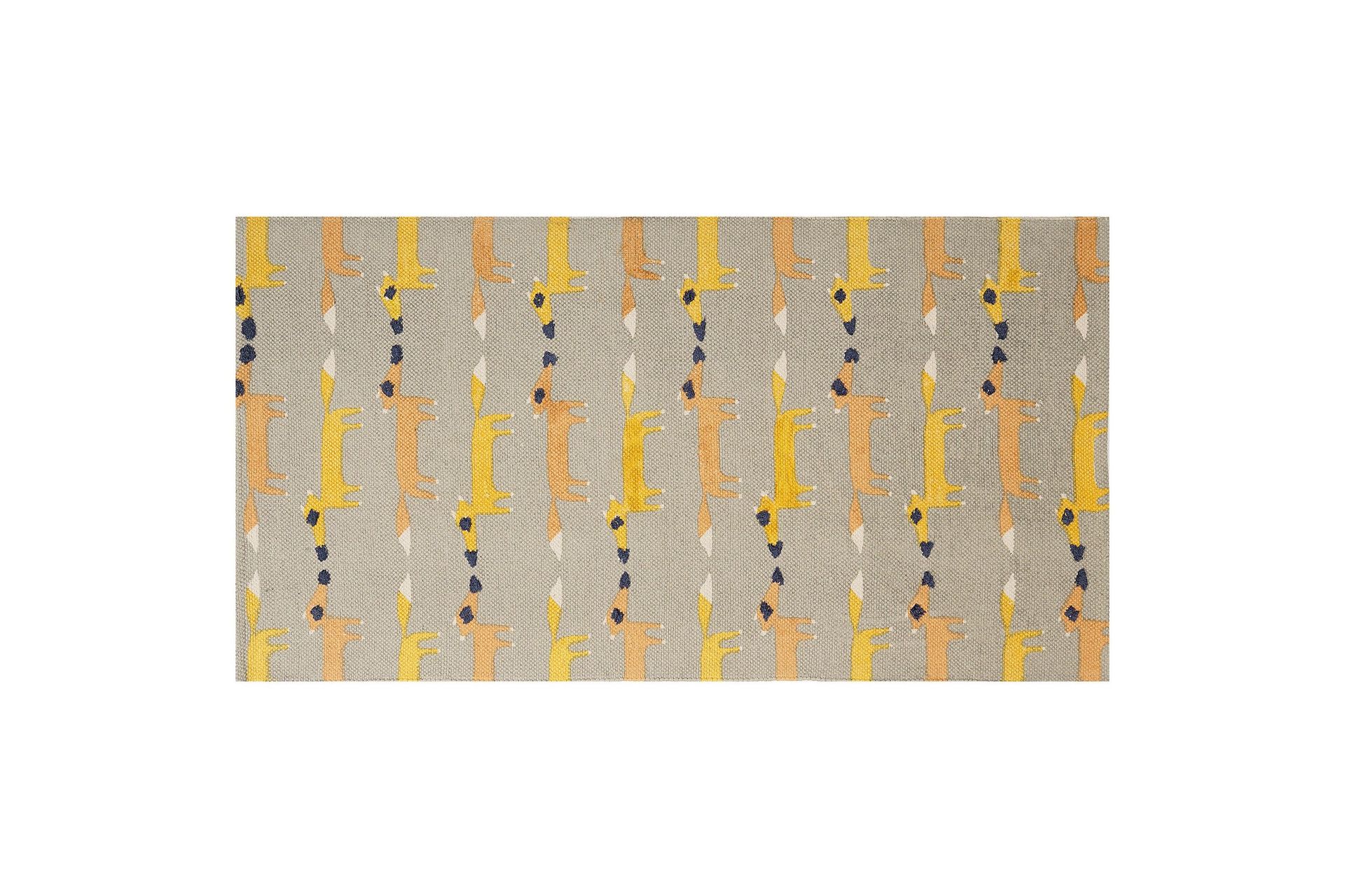 Bankgo Bomullsteppe 80x150 cm - Grå