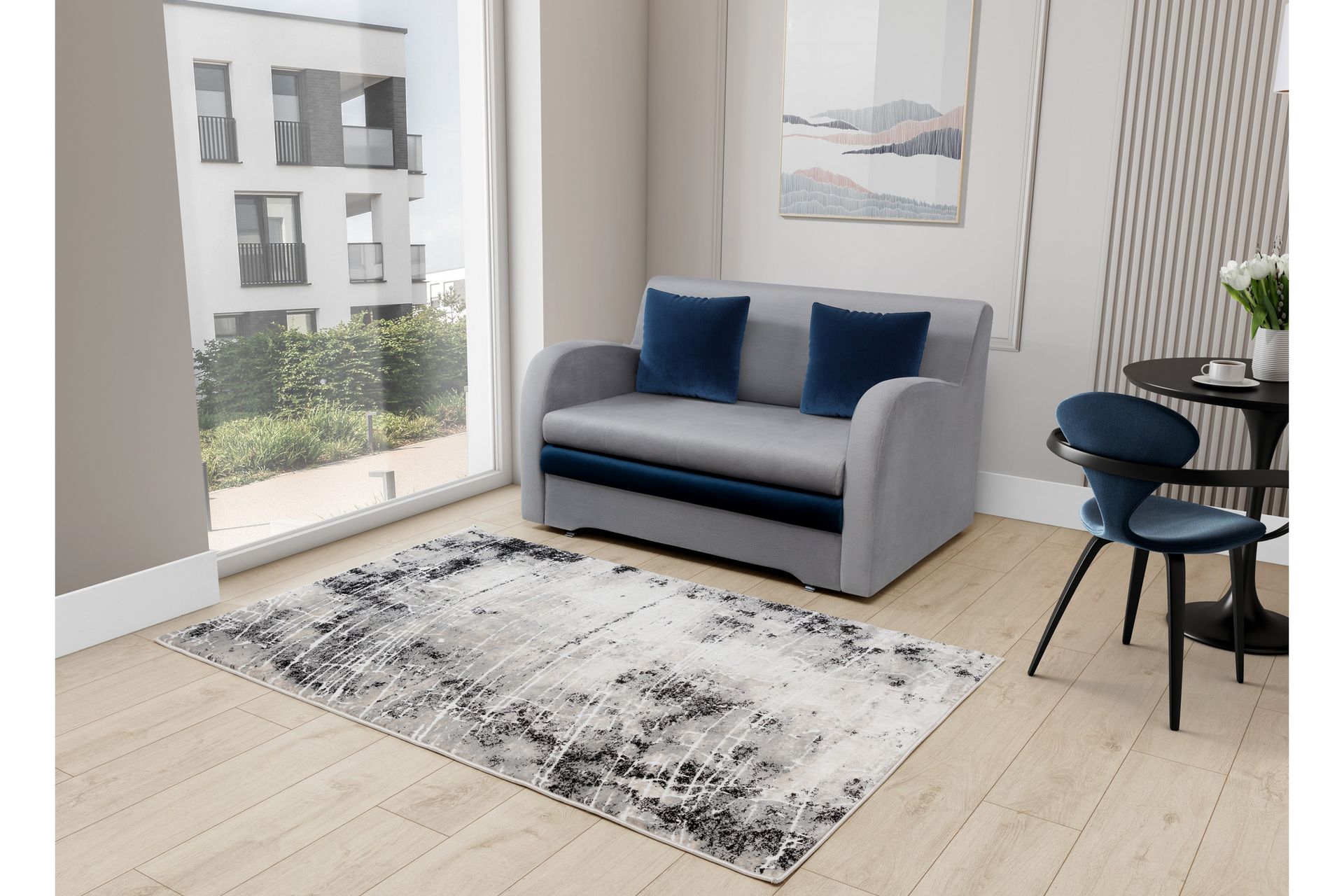 Bardot Ryematte 220x160 cm - Grå - Tekstiler - Tepper & Matter - Moderne tepper - Ryeteppe
