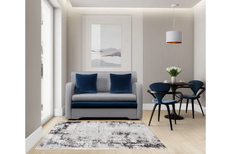 Bardot Ryematte Rektangulær 150x80 cm - Grå - Tekstiler - Tepper & Matter - Moderne tepper - Ryeteppe