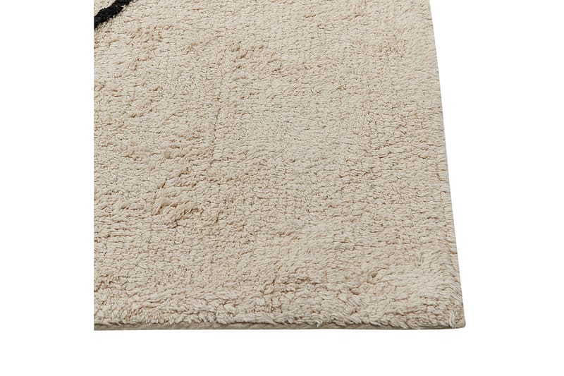 Bayir Ryeteppe 140x200 cm - Beige - Tekstiler - Tepper & Matter - Moderne tepper - Ryeteppe
