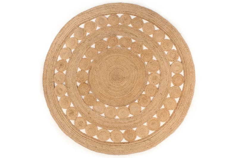 beBasic Matte flettet jute 210 cm rund - Beige - Tekstiler - Tepper & Matter - Moderne tepper - Sisaltepper
