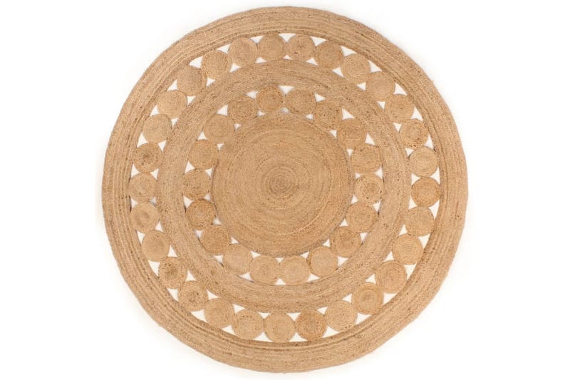 beBasic Matte flettet jute 240 cm rund - Beige - Tekstiler - Tepper & Matter - Moderne tepper - Sisaltepper
