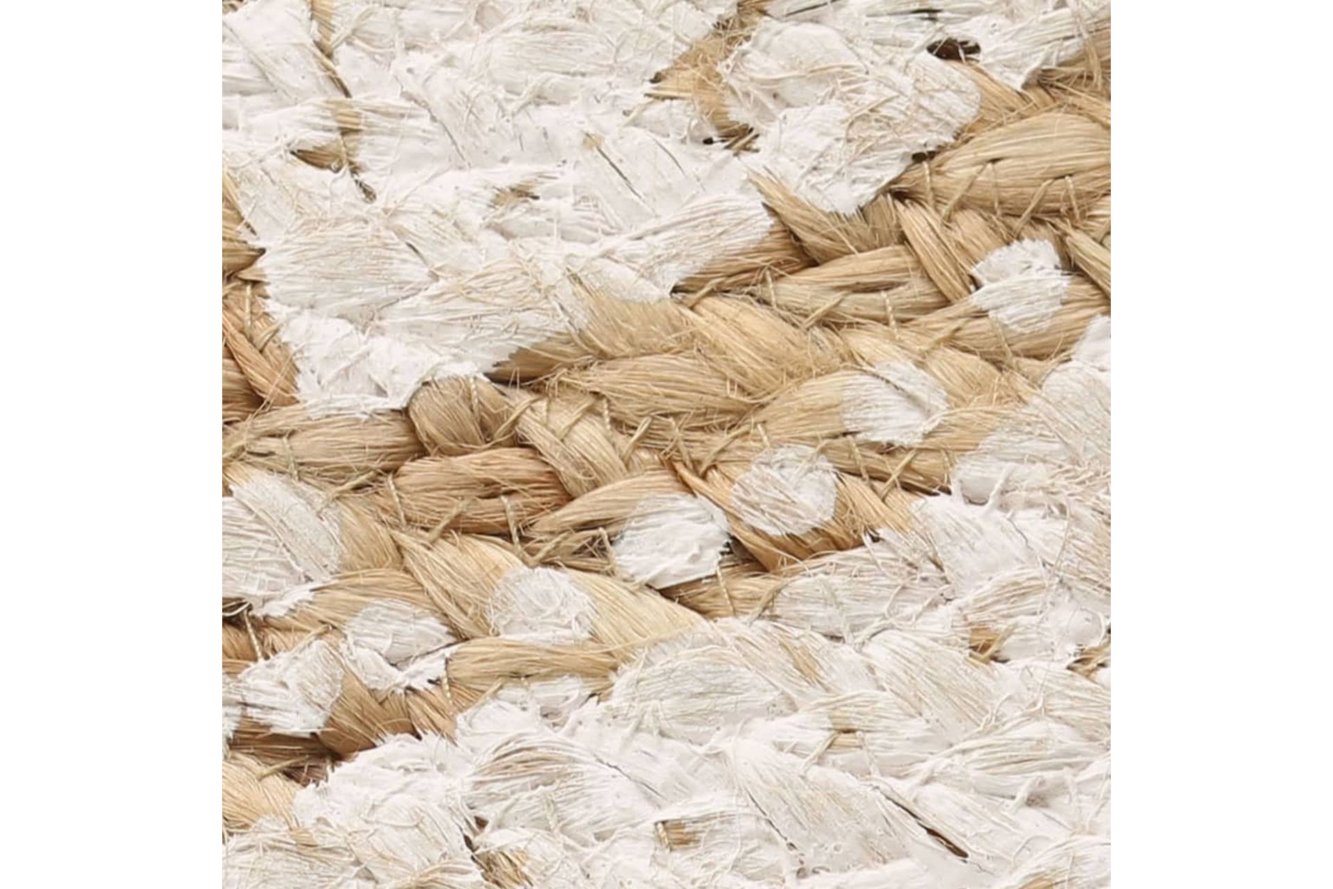beBasic Matte flettet jute trykt 210 cm rund - Beige - Tekstiler - Tepper & Matter - Moderne tepper - Sisaltepper