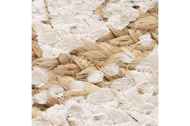 beBasic Matte flettet jute trykt 210 cm rund - Beige - Tekstiler - Tepper & Matter - Moderne tepper - Sisaltepper