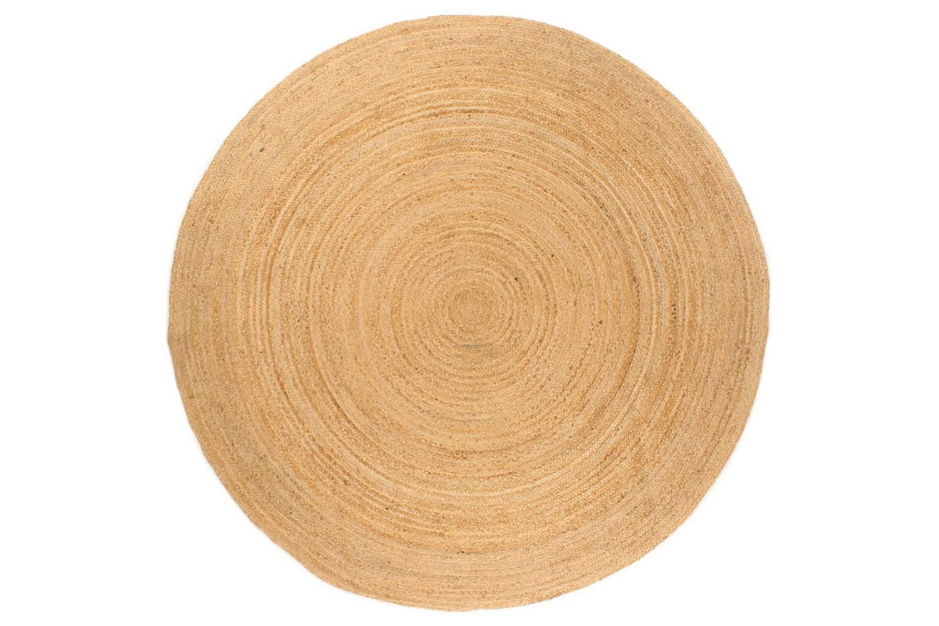 beBasic Teppe flettet jute 180 cm rund - Beige - Tekstiler - Tepper & Matter - Moderne tepper - Sisaltepper