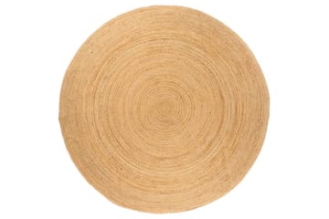 beBasic Teppe flettet jute 180 cm rund - Beige - Tekstiler - Tepper & Matter - Moderne tepper - Sisaltepper
