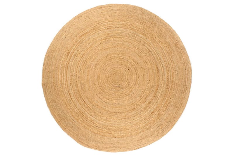 beBasic Teppe flettet jute 210 cm rund - Beige - Tekstiler - Tepper & Matter - Moderne tepper - Sisaltepper