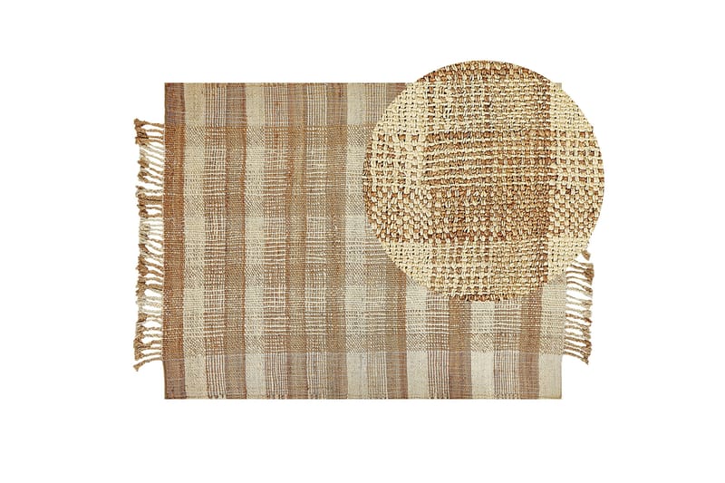 Berissa Juteteppe 140x200 cm - Beige - Tekstiler - Tepper & Matter - Moderne tepper - Sisaltepper
