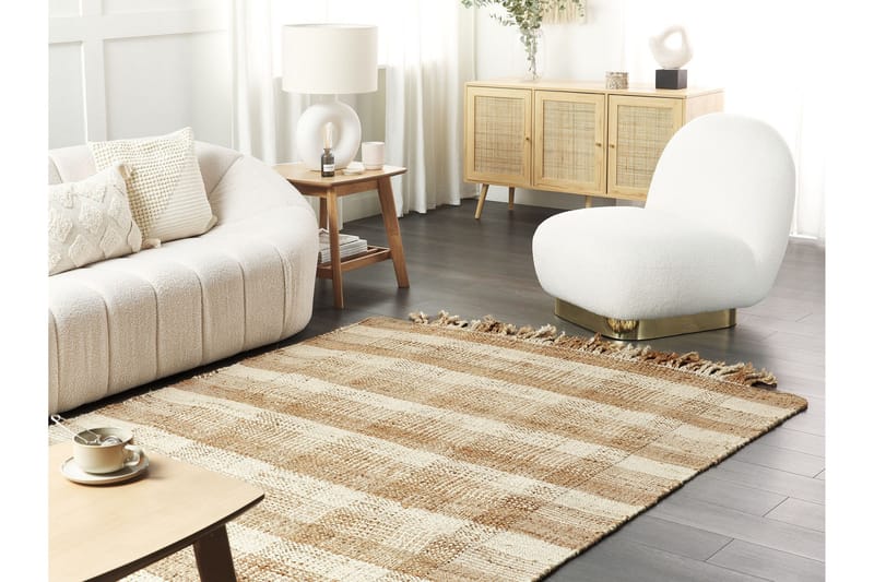 Berissa Juteteppe 140x200 cm - Beige - Tekstiler - Tepper & Matter - Moderne tepper - Sisaltepper