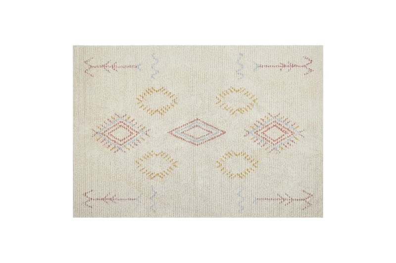 Bettiah Bomullsteppe 140x200 cm, Beige