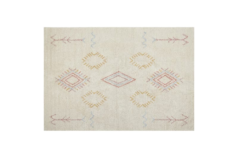 Bettiah Bomullsteppe 140x200 cm - Beige - Tekstiler - Tepper & Matter - Moderne tepper - Bomullstepper