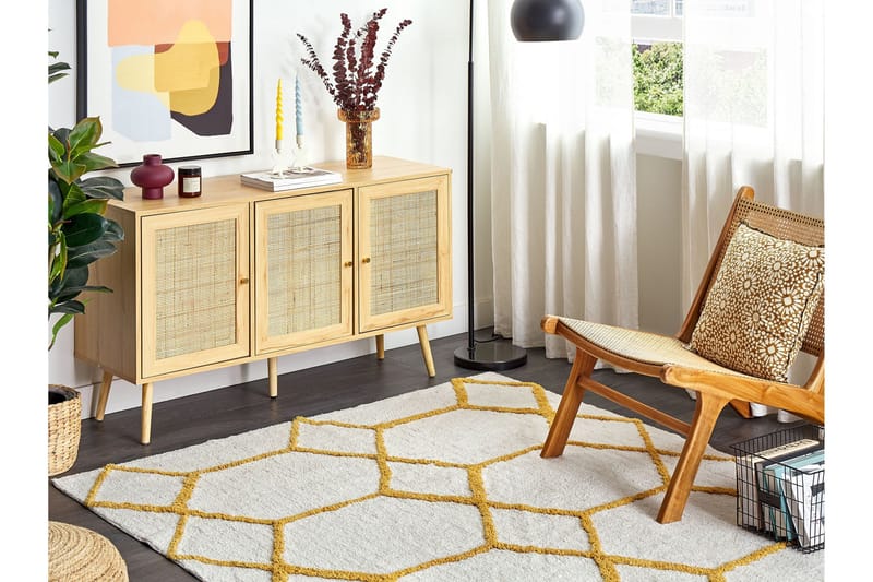 Beyler Ryeteppe 160x230 cm - Svart/hvit - Tekstiler - Tepper & Matter - Moderne tepper - Ryeteppe