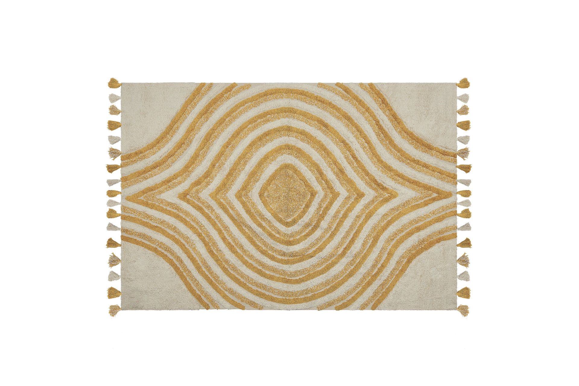 Bingol Ryeteppe 140x200 cm - Gul