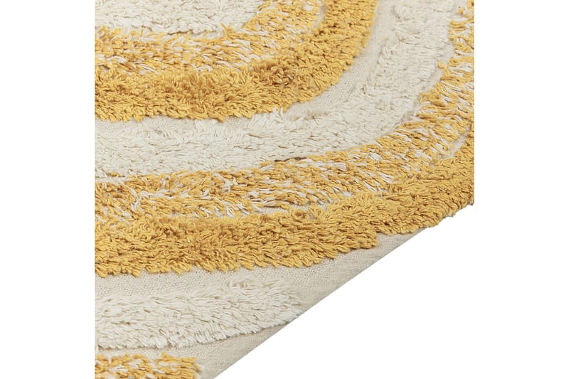 Bingol Ryeteppe 140x200 cm - Gul - Tekstiler - Tepper & Matter - Moderne tepper - Ryeteppe