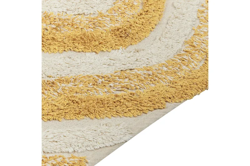 Bingol Ryeteppe 80x150 cm - Gul - Tekstiler - Tepper & Matter - Moderne tepper - Ryeteppe