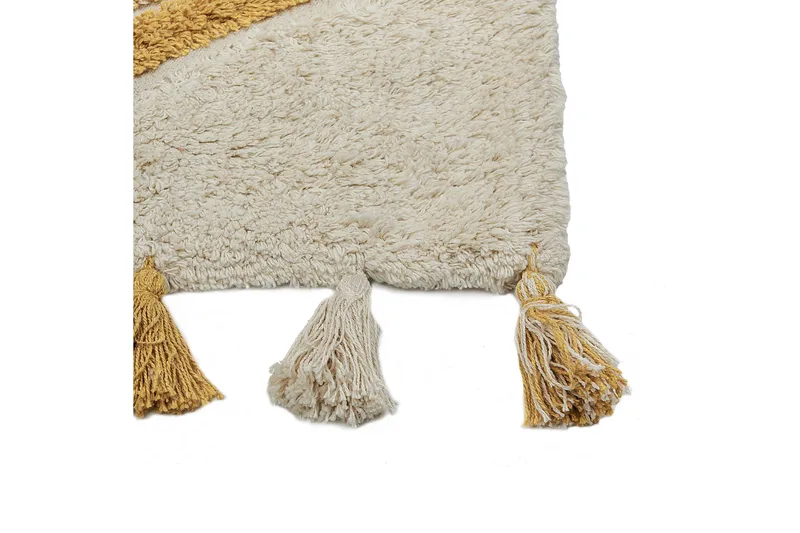 Bingol Ryeteppe 80x150 cm - Gul - Tekstiler - Tepper & Matter - Moderne tepper - Ryeteppe