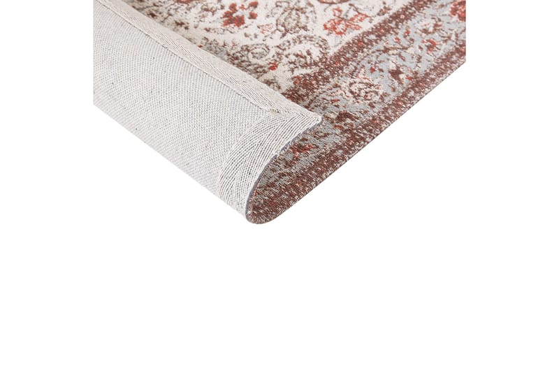 Binnisz Ryeteppe 80x150 cm - Rød - Tekstiler - Tepper & Matter - Moderne tepper - Bomullstepper