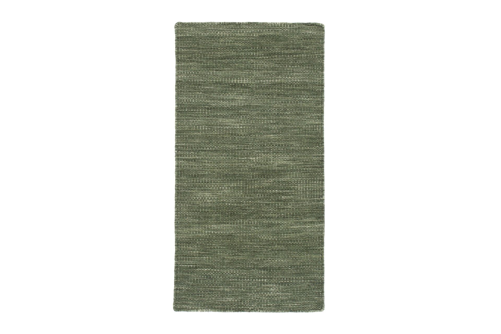 Birka Ullmatte Rektangulær 75x150 cm - Fløyelsgrønn