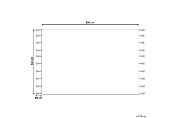 Bitlis Ryeteppe 140x200 cm - Beige - Tekstiler - Tepper & Matter - Moderne tepper - Bomullstepper