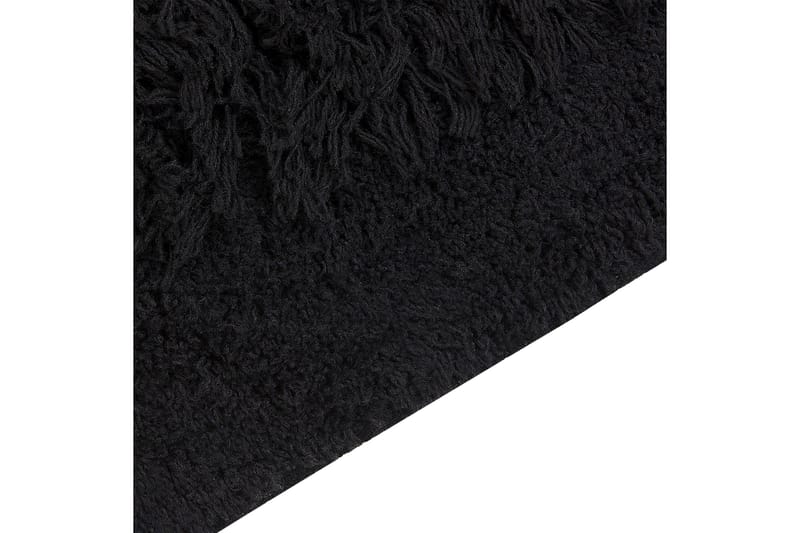 Bitlis Ryeteppe 140x200 cm - Svart - Tekstiler - Tepper & Matter - Moderne tepper - Bomullstepper