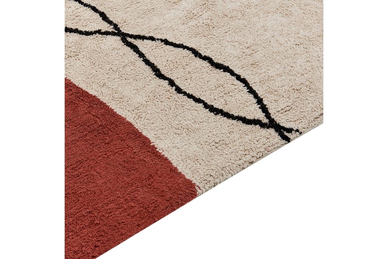 Bolat Ryeteppe 140x200 cm - Beige - Tekstiler - Tepper & Matter - Moderne tepper - Ryeteppe