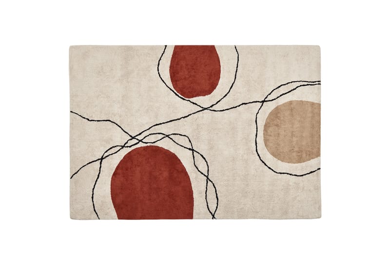 Bolat Ryeteppe 160x230 cm - Beige - Tekstiler - Tepper & Matter - Moderne tepper - Ryeteppe